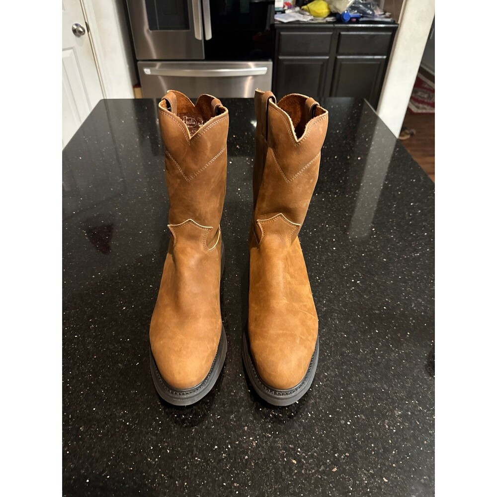 Justin Work Boots Steel Toe Size 11 EE  Men’s